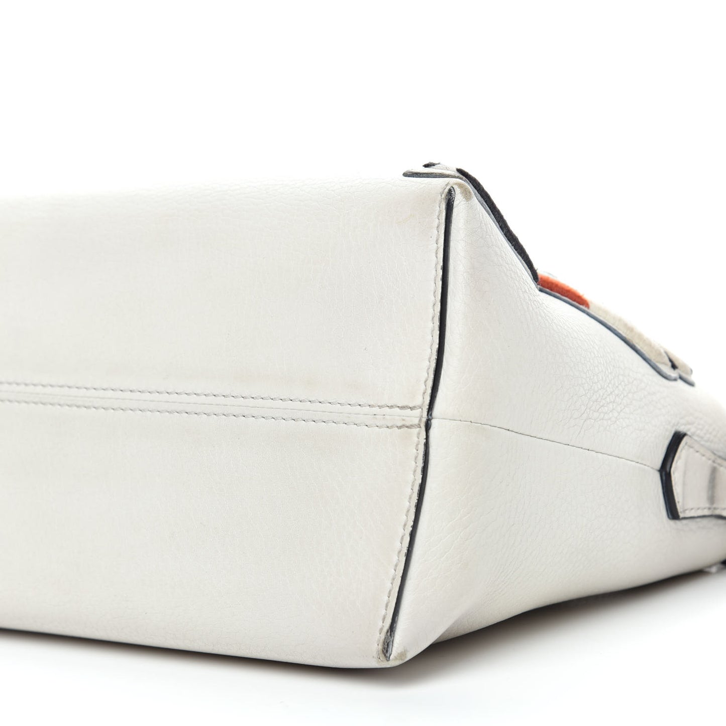 Vitello Dolce Bird of Paradise Embroidered Medium By The Way Boston Bag White Ice Multicolor