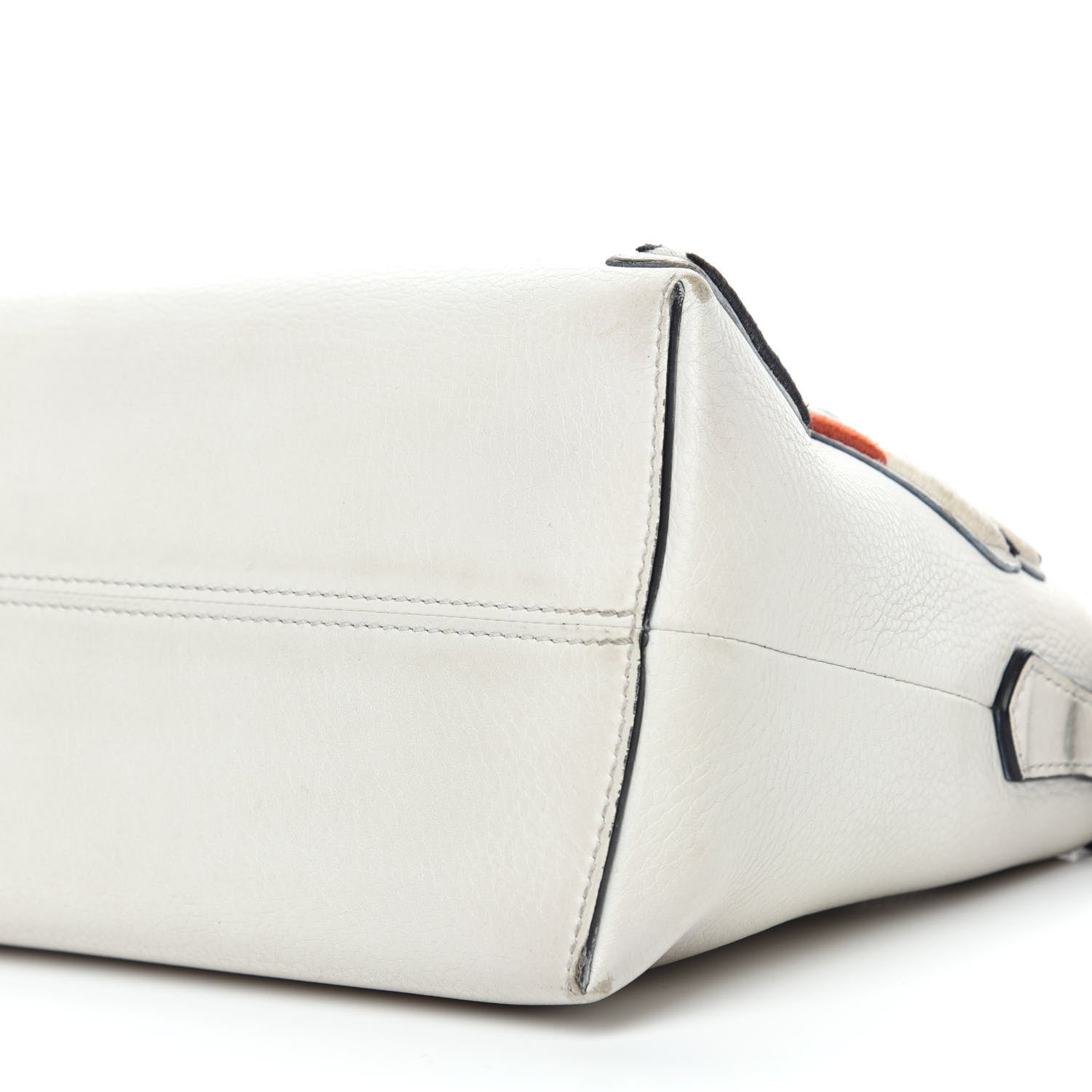 Fendi Vitello Dolce Bird of Paradise Embroidered Medium By The Way Boston Bag White Ice Multicolor 10 of 23