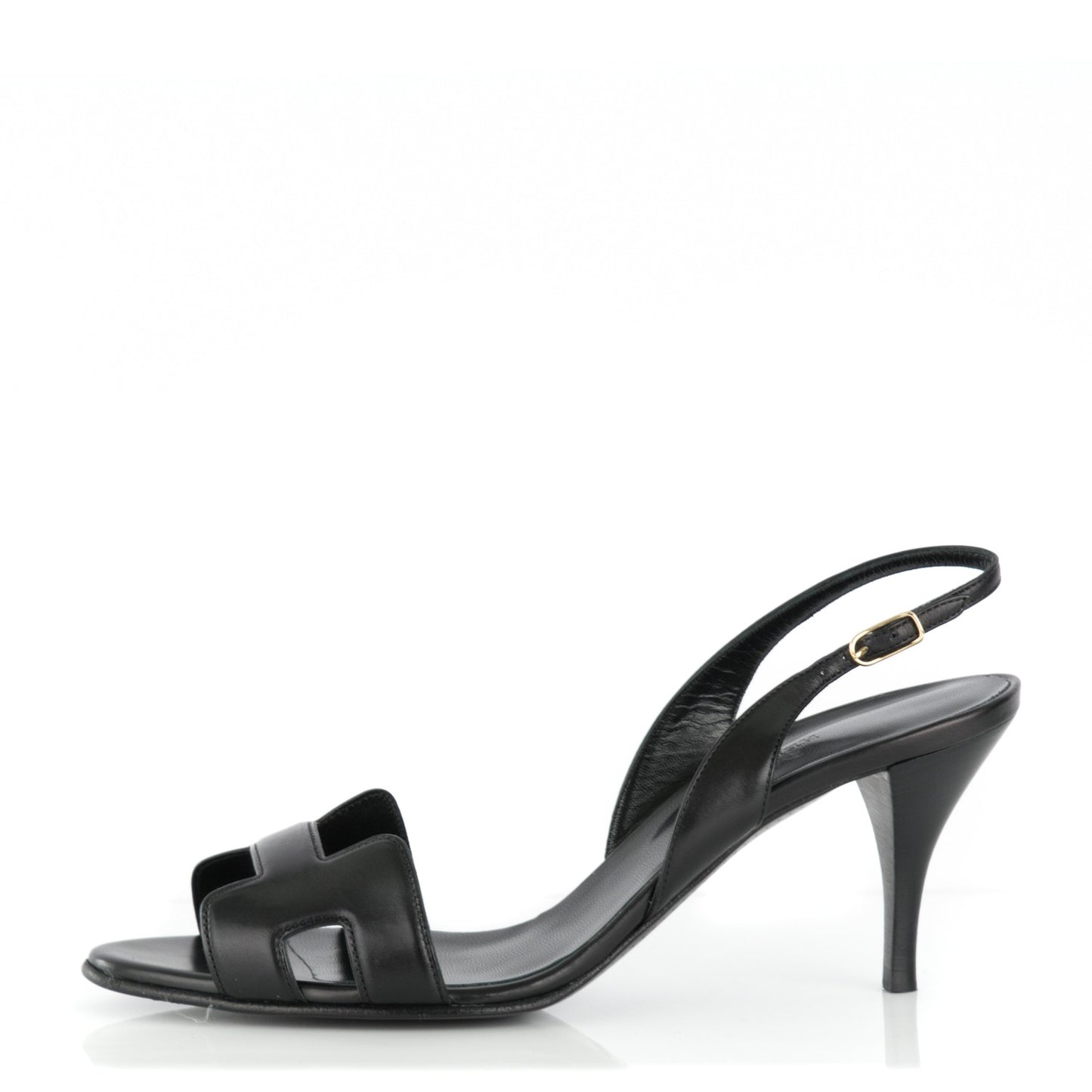 Nappa Night 70 Slingback Sandals 39 Black