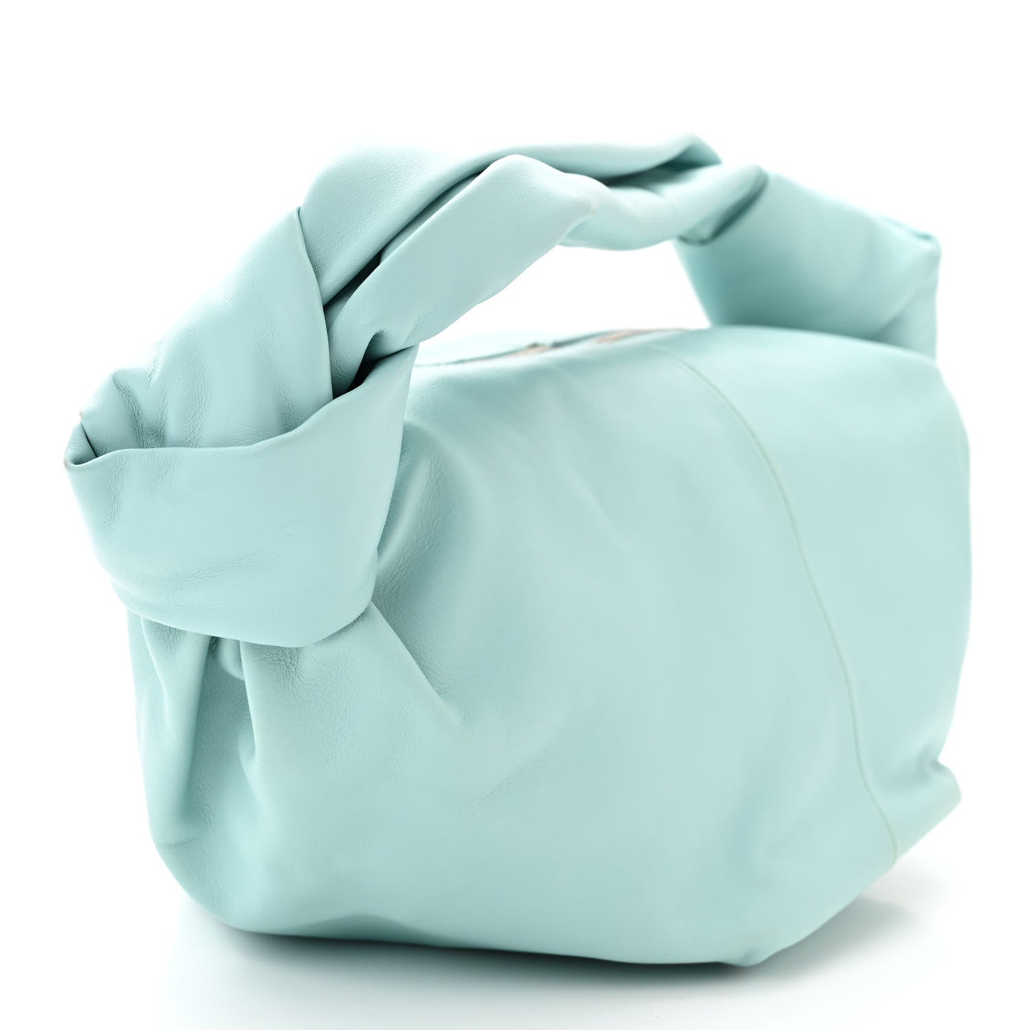 Bottega Veneta Nappa Mini Double Knot Bag Blue 3 of 10