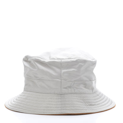Hermes Polyester Nylon Bucket Hat 57 White 4 of 6
