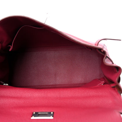 Hermes Togo Kelly Retourne 32 Rubis 5 of 12