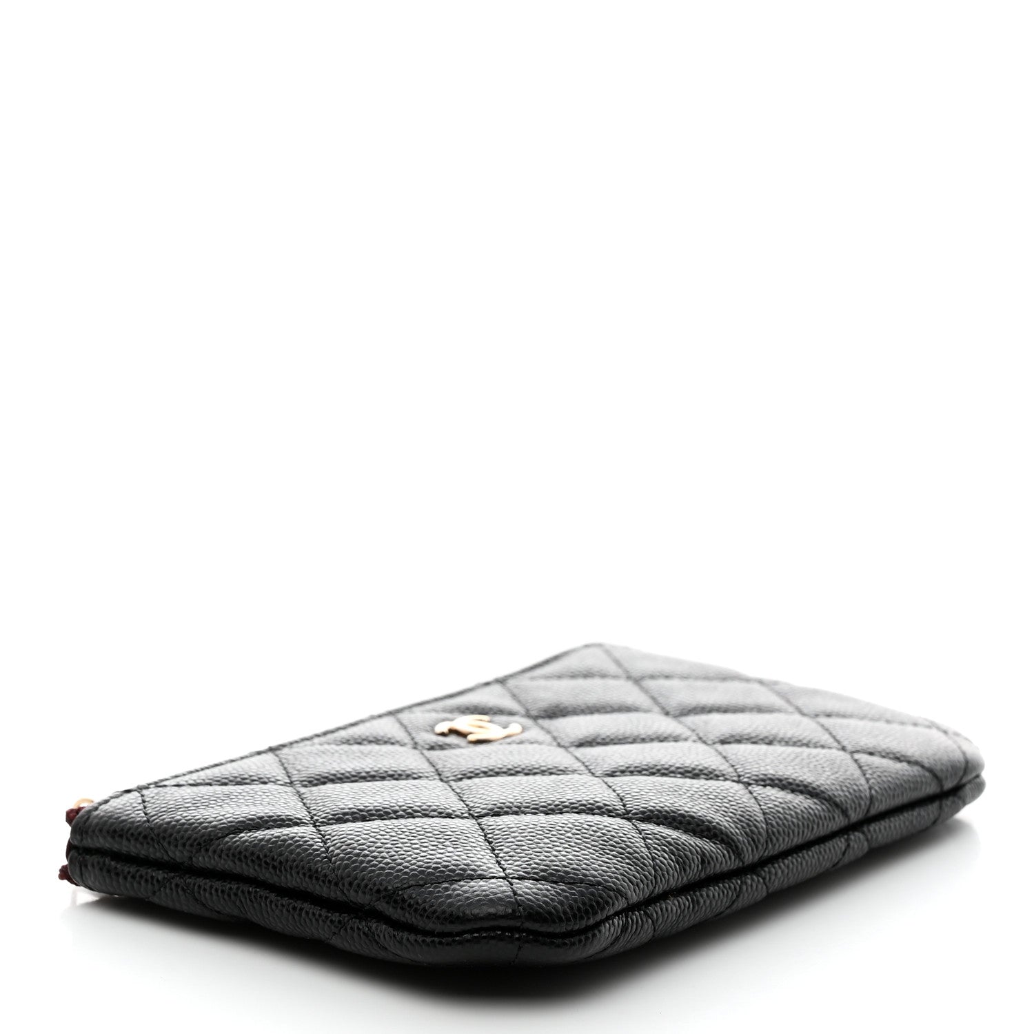 Chanel Caviar Quilted Small Cosmetic Case Black 4 of 8