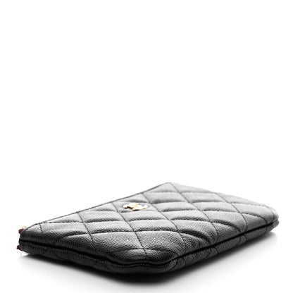 Chanel Caviar Quilted Small Cosmetic Case Black 4 of 8