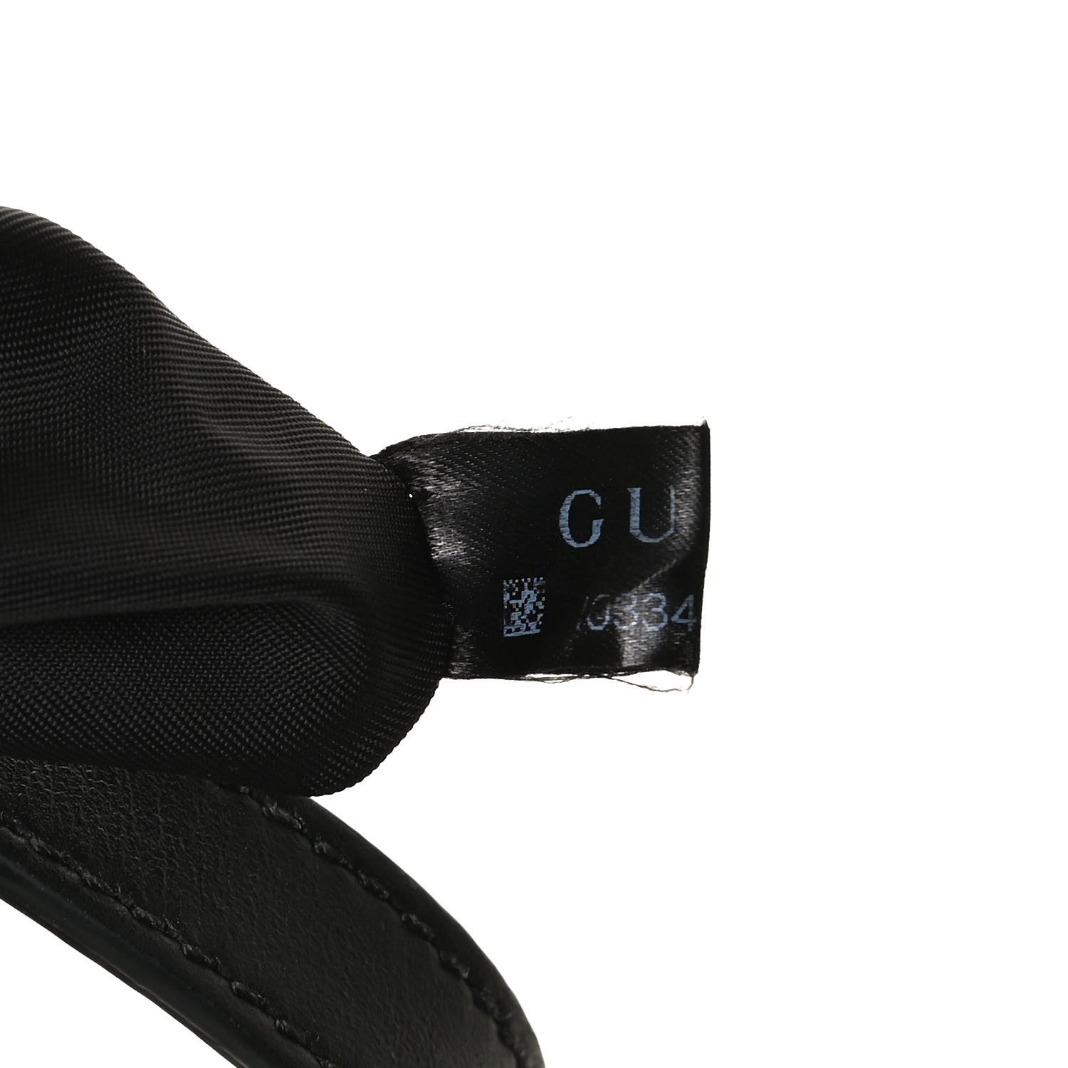 Gucci Nylon Web Top Handle Shoulder Bag Black 8 of 12
