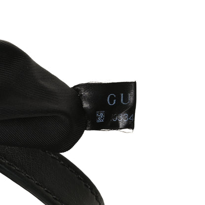 Gucci Nylon Web Top Handle Shoulder Bag Black 8 of 12