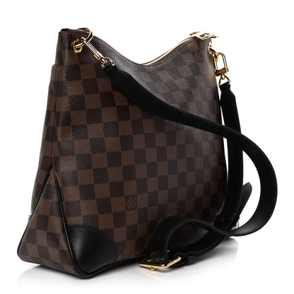 Louis Vuitton Damier Ebene Odeon MM Black 2 of 10