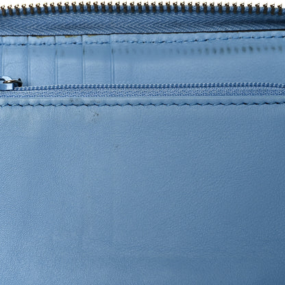 Gucci Soft Microguccissima Zip Around Organizer Wallet Mineral Blue 18 of 18