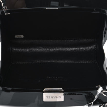 Chanel Plexiglass Compact Box Clutch Black 4 of 5