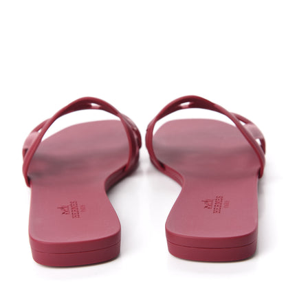 Hermes Rubber Aloha Sandals 36 Rose Baie 5 of 10