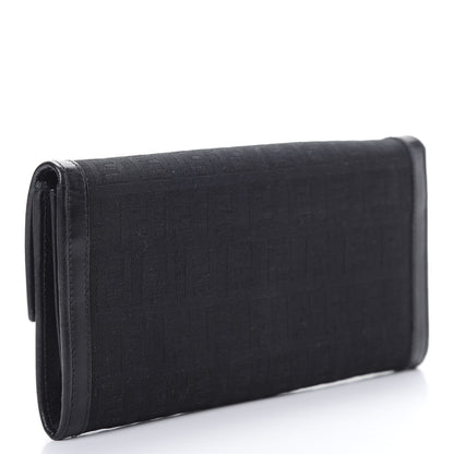 Fendi Zucchino Forever Continental Wallet Black 3 of 11
