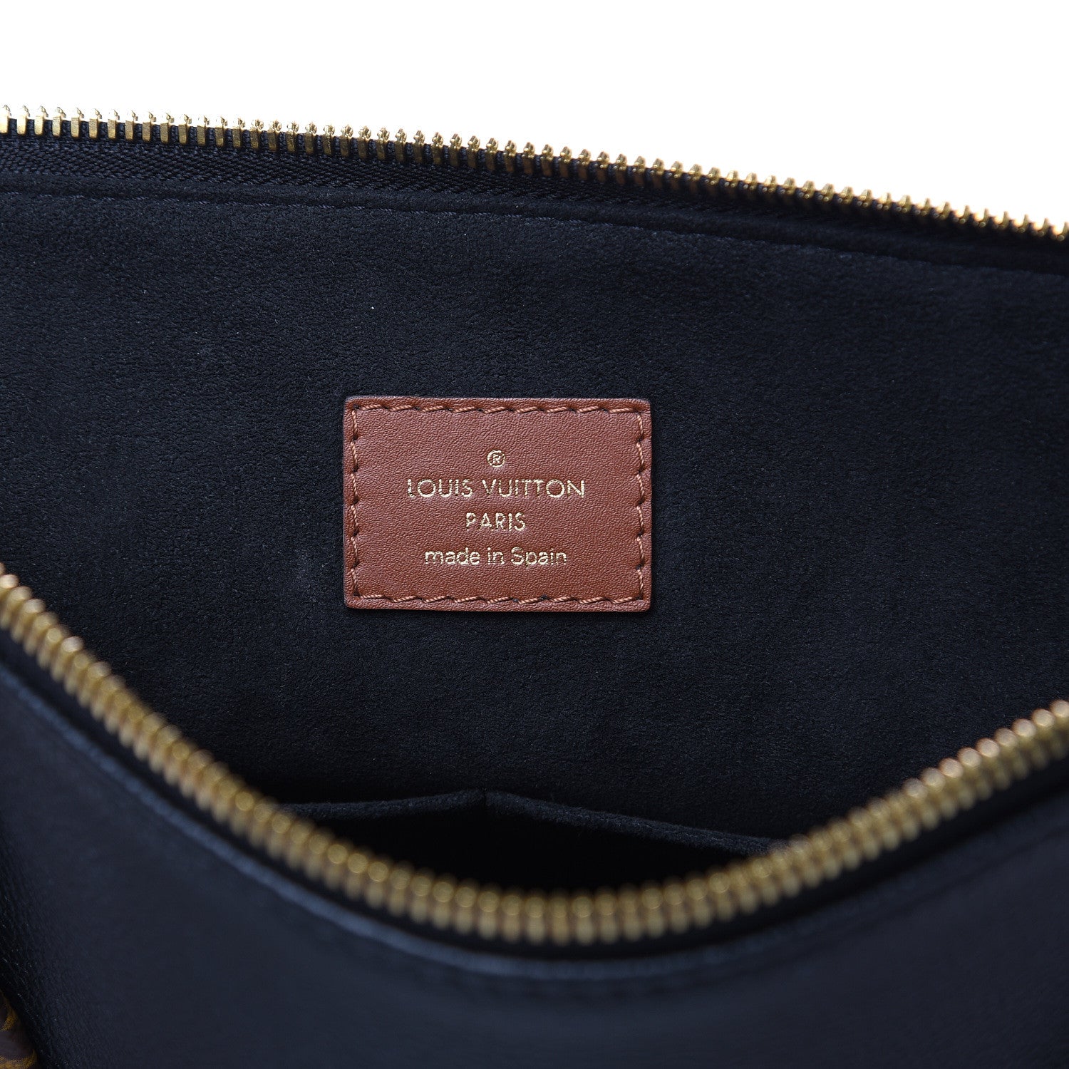 Louis Vuitton Monogram V Tote MM Black 6 of 9