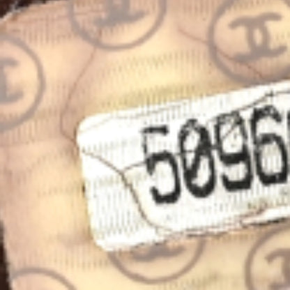 Chanel Caviar Logo Shopping Tote Dark Brown 5 of 9