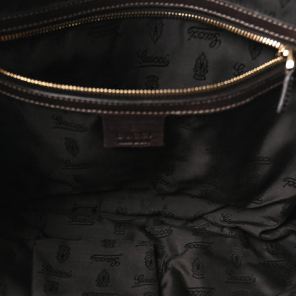 Gucci Crystal Monogram Large Hysteria Clutch Brown 5 of 10