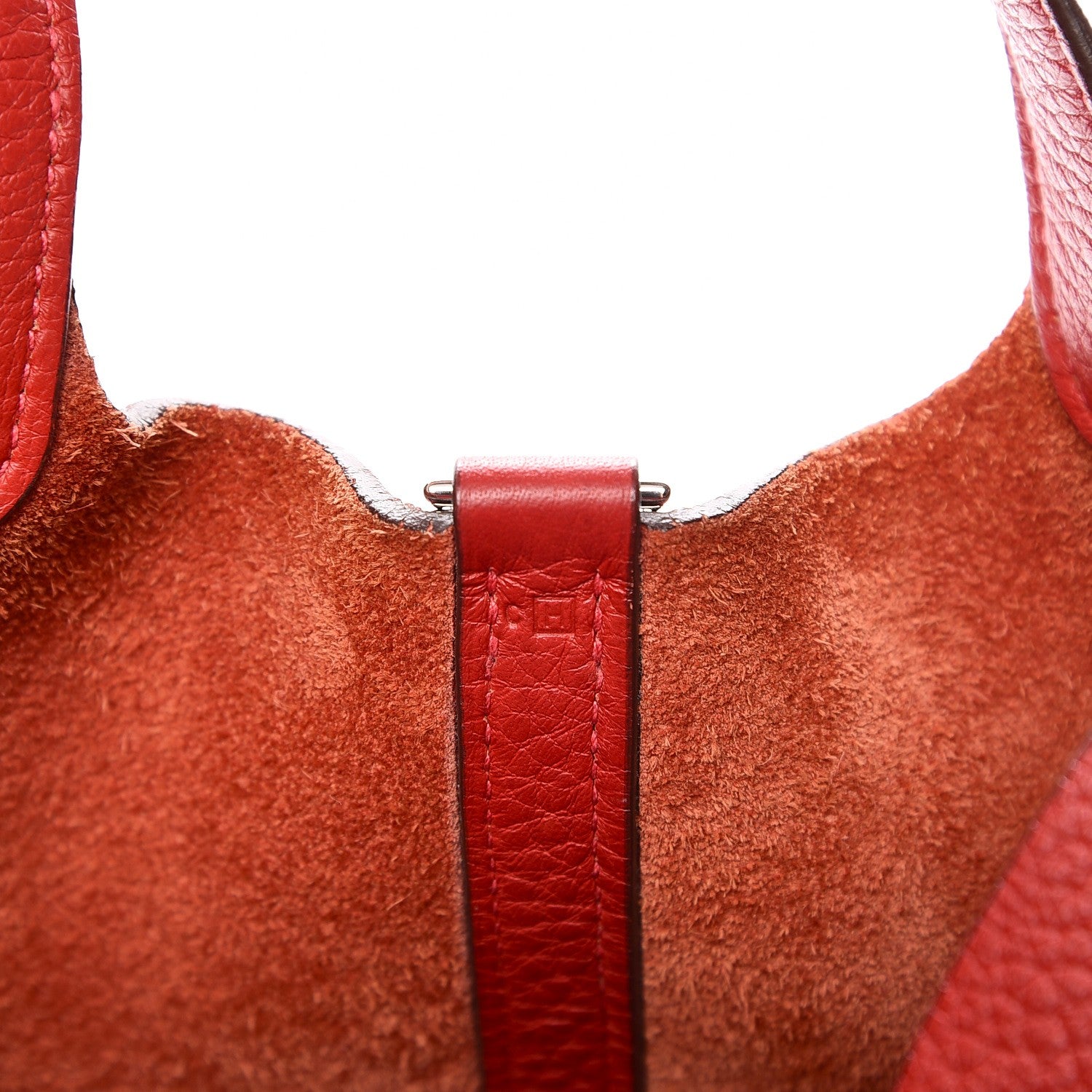Hermes Taurillon Clemence Picotin 18 PM Rouge Vif 7 of 9