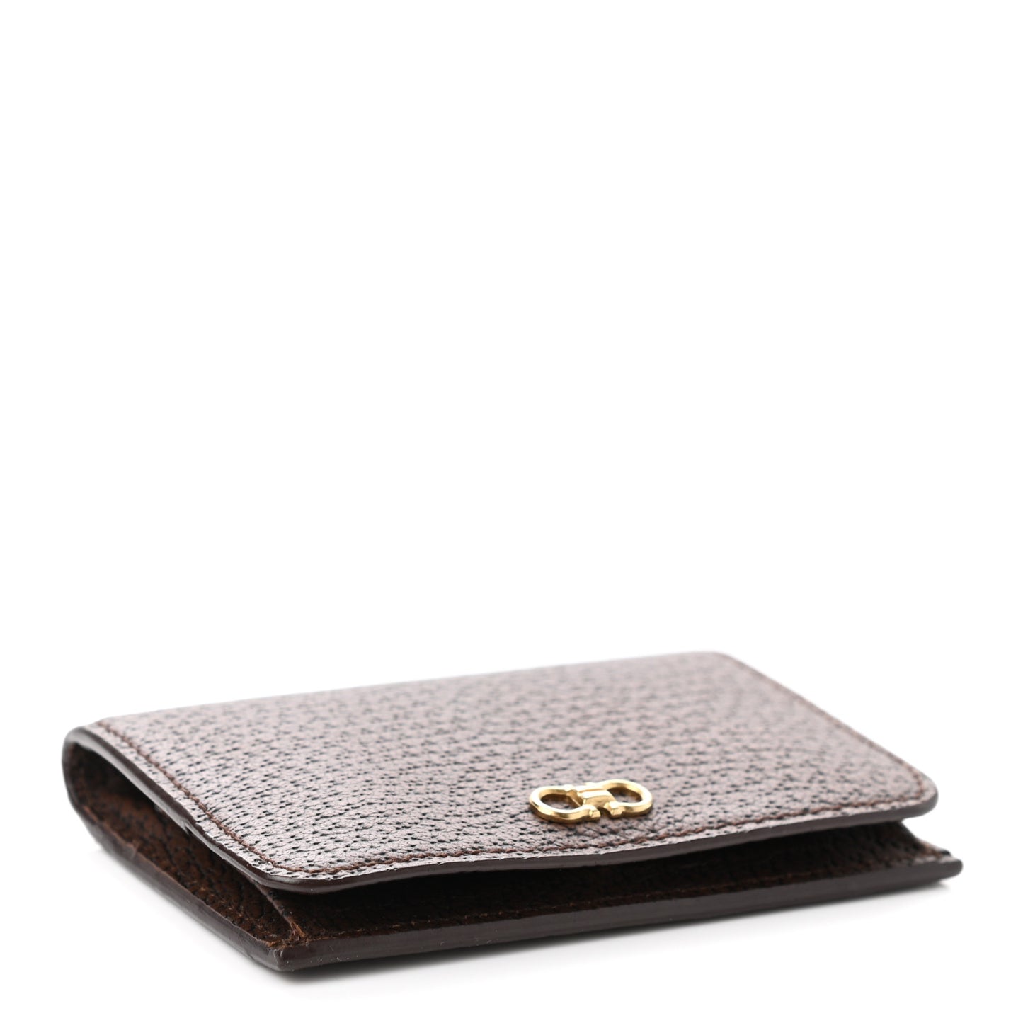 Pigskin Gancini Coin Case Brown