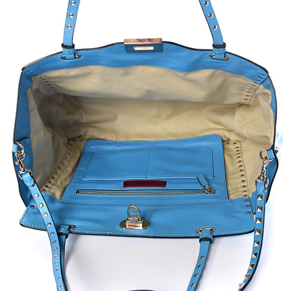 Valentino Garavani Vitello Medium Rockstud Tote Parrot 5 of 11