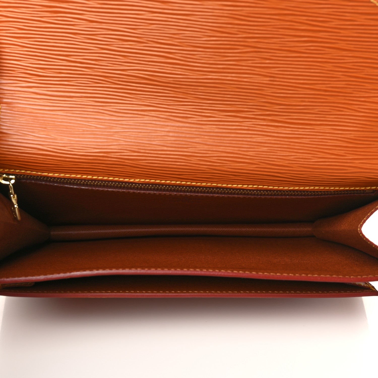 Louis Vuitton Epi Pochette Sellier Dragonne Cipango 5 of 6