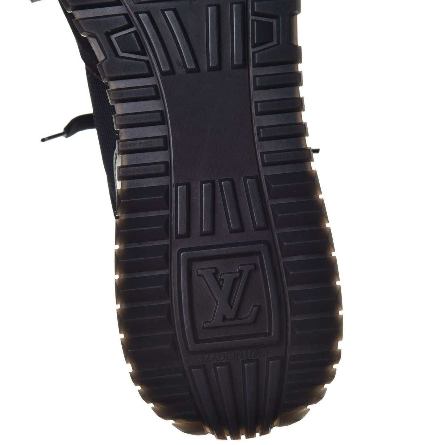 Suede Monogram Run Away Sneakers 38 Black