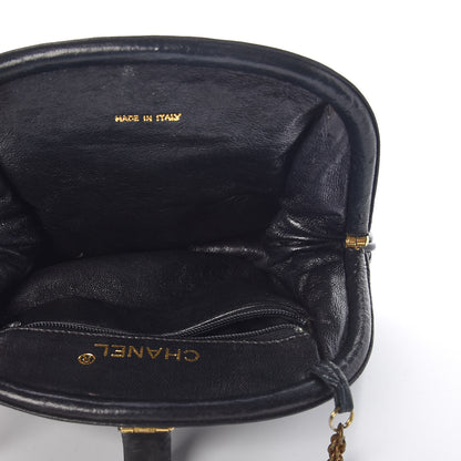 Chanel Lambskin Quilted Frame Bag Black 5 of 8