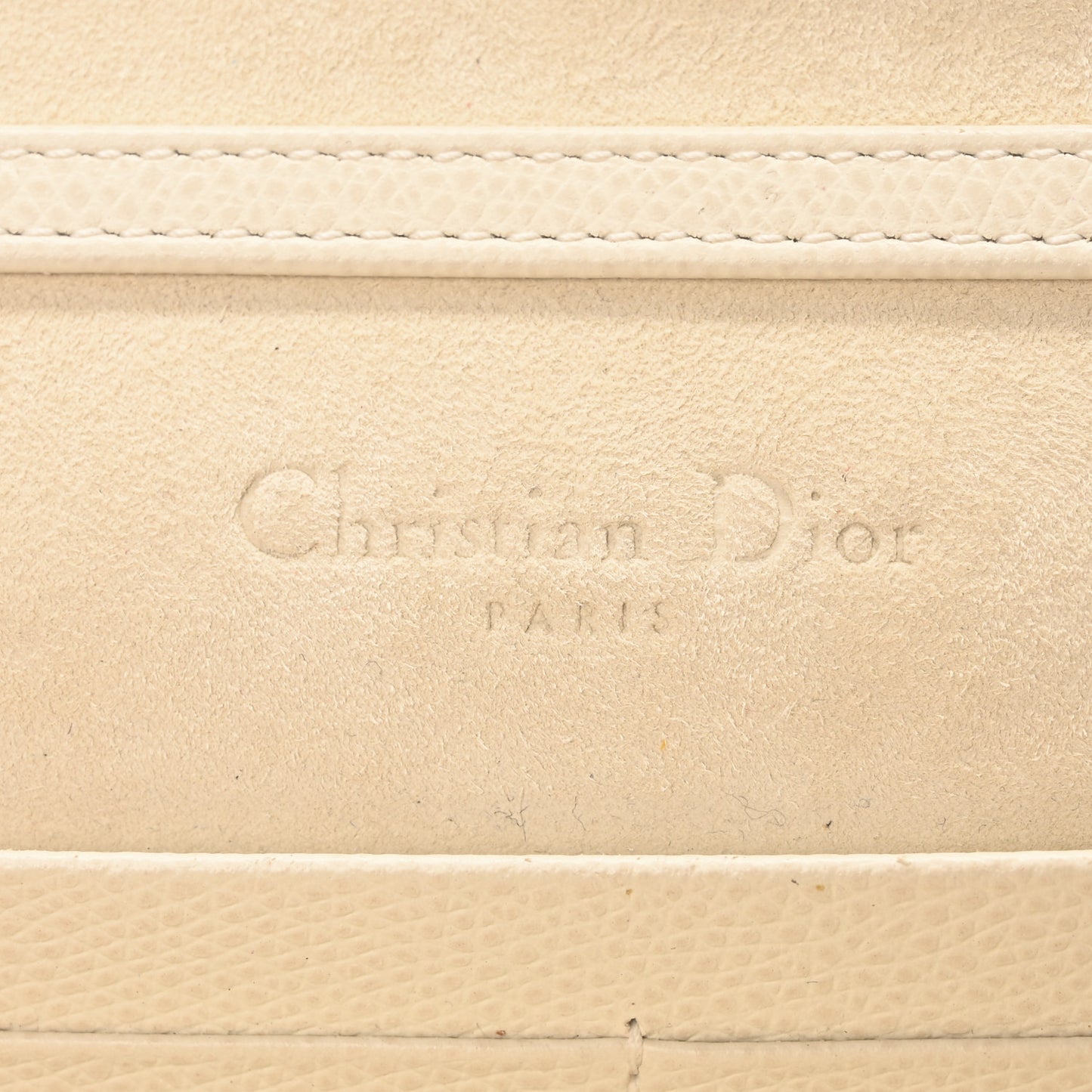 Grained Calfskin Saddle Chain Pouch Latte