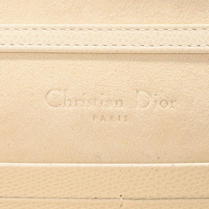 Christian Dior Grained Calfskin Saddle Chain Pouch Latte 6 of 10