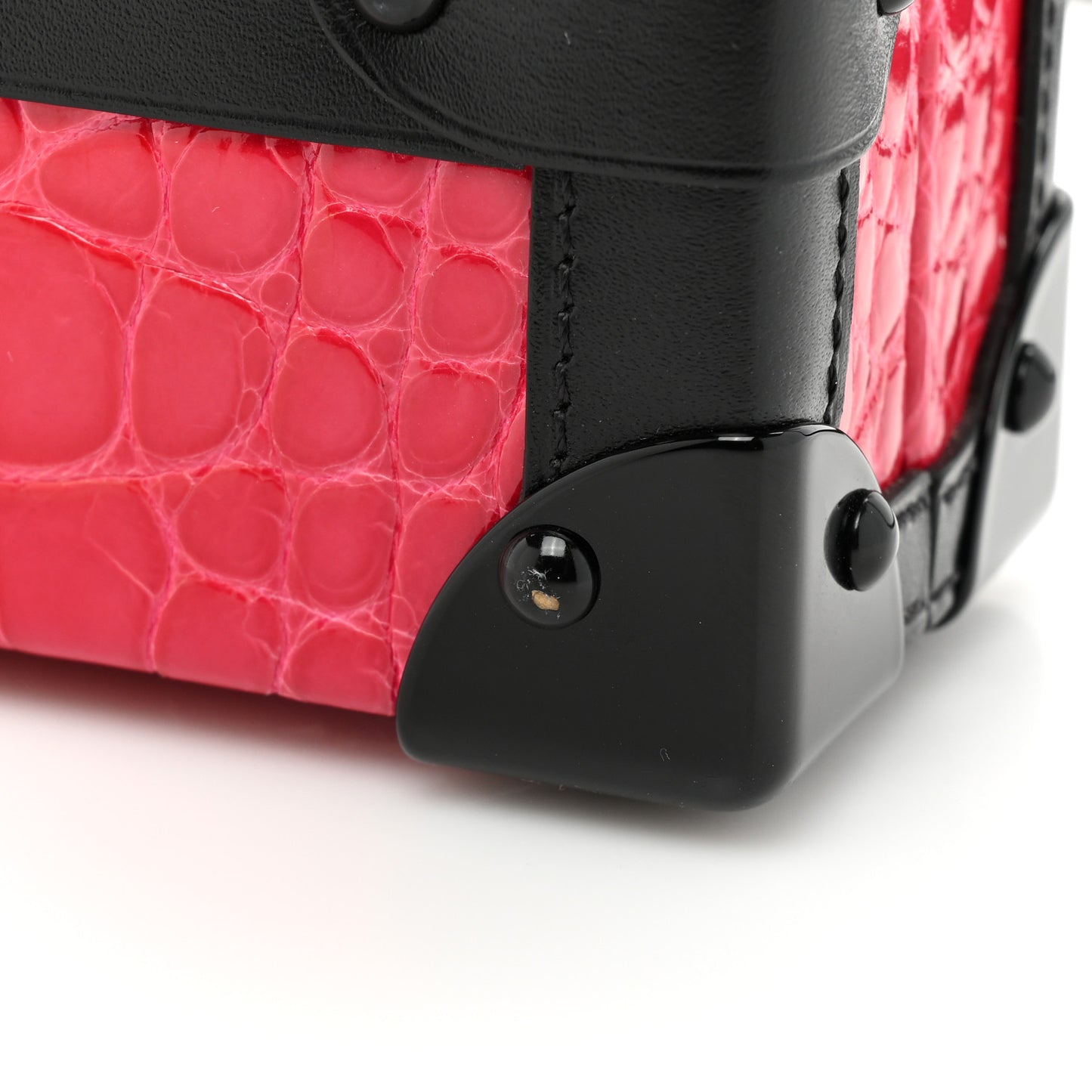 Crocodile Petite Malle Rubis