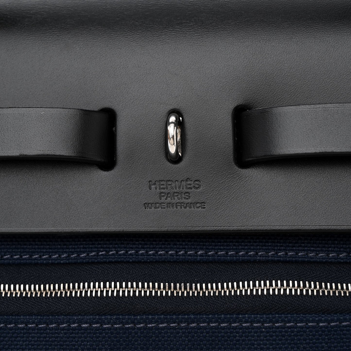 Military Toile Vache Hunter Herbag Zip Retourne 31 PM Bleu Marine Black