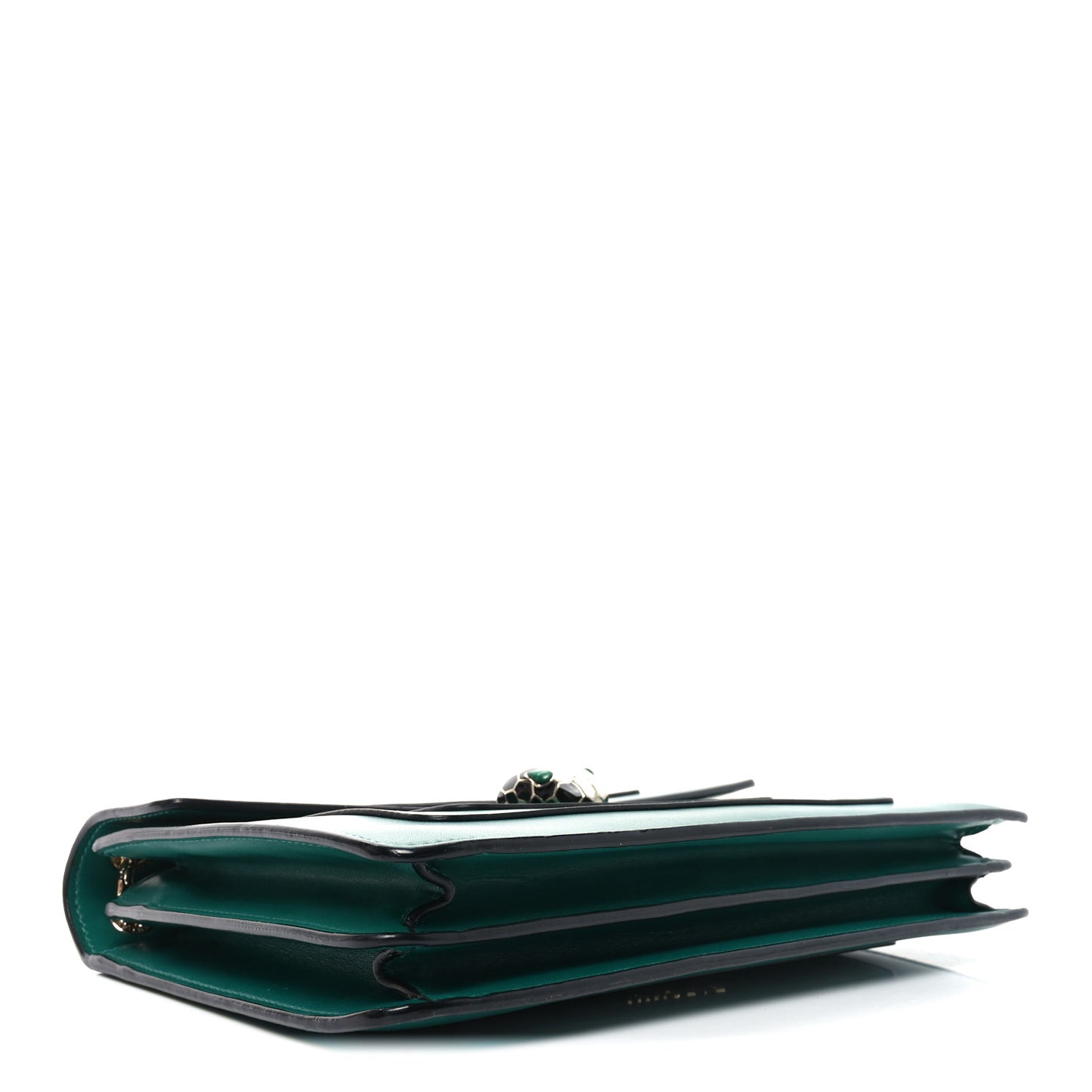 Calfskin Serpenti Forever Shoulder Bag Emerald Green