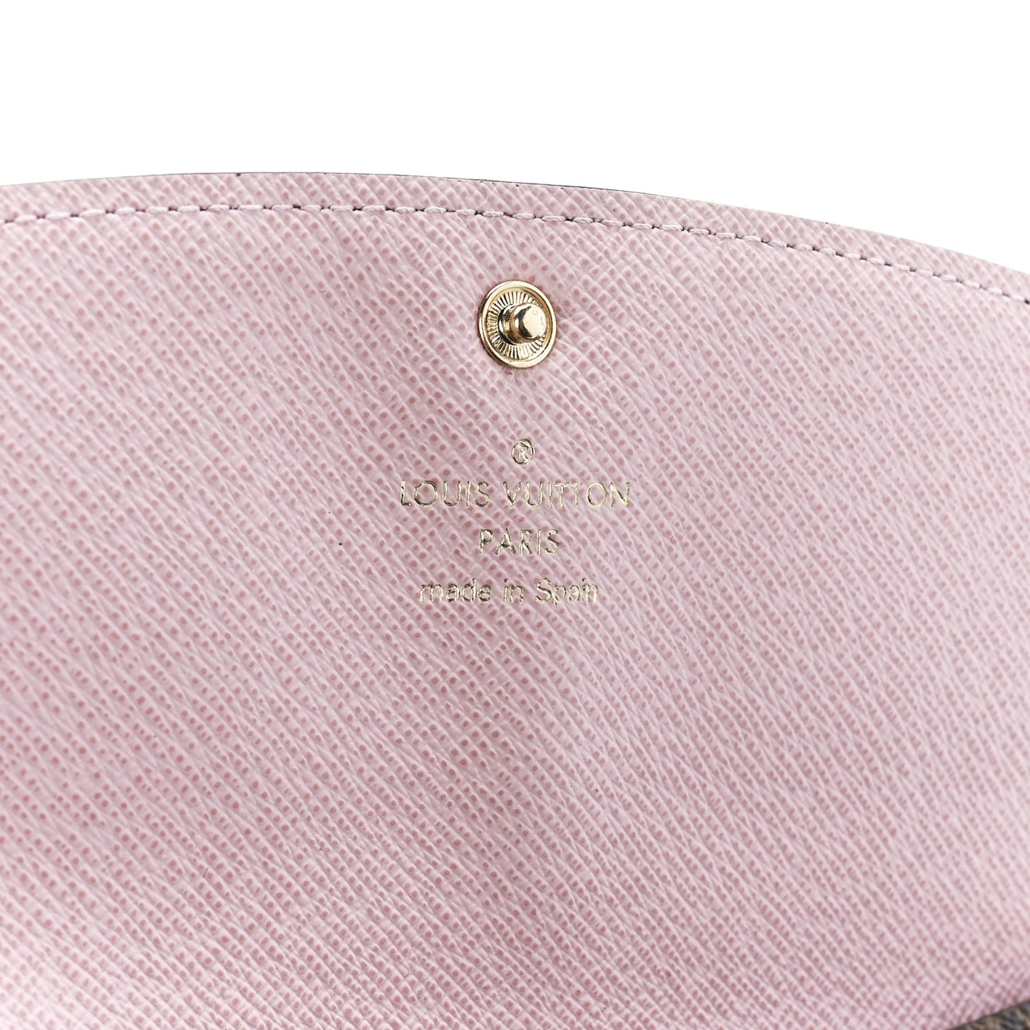 Monogram Emilie Wallet Rose Ballerine