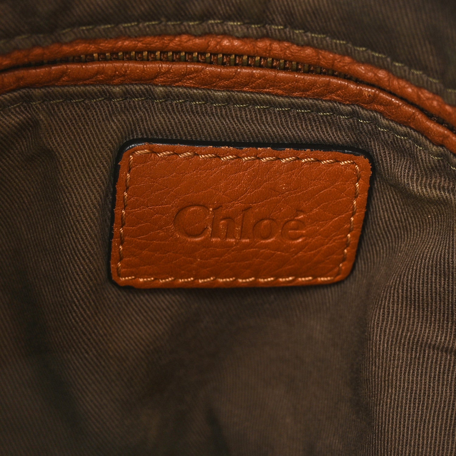 Chloe Calfskin Large Marcie Satchel Tan 6 of 9