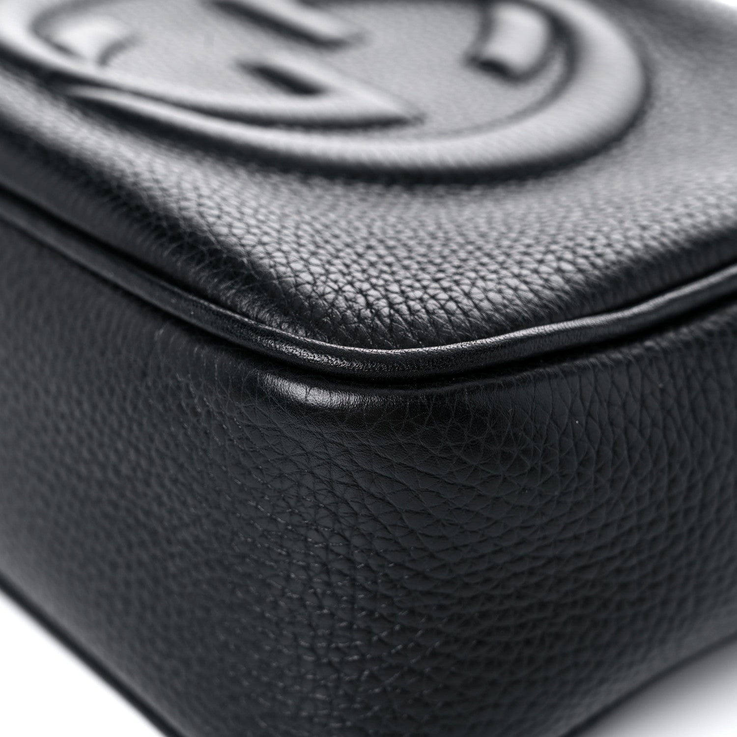 Gucci Pebbled Calfskin Small Soho Disco Bag Black 10 of 20