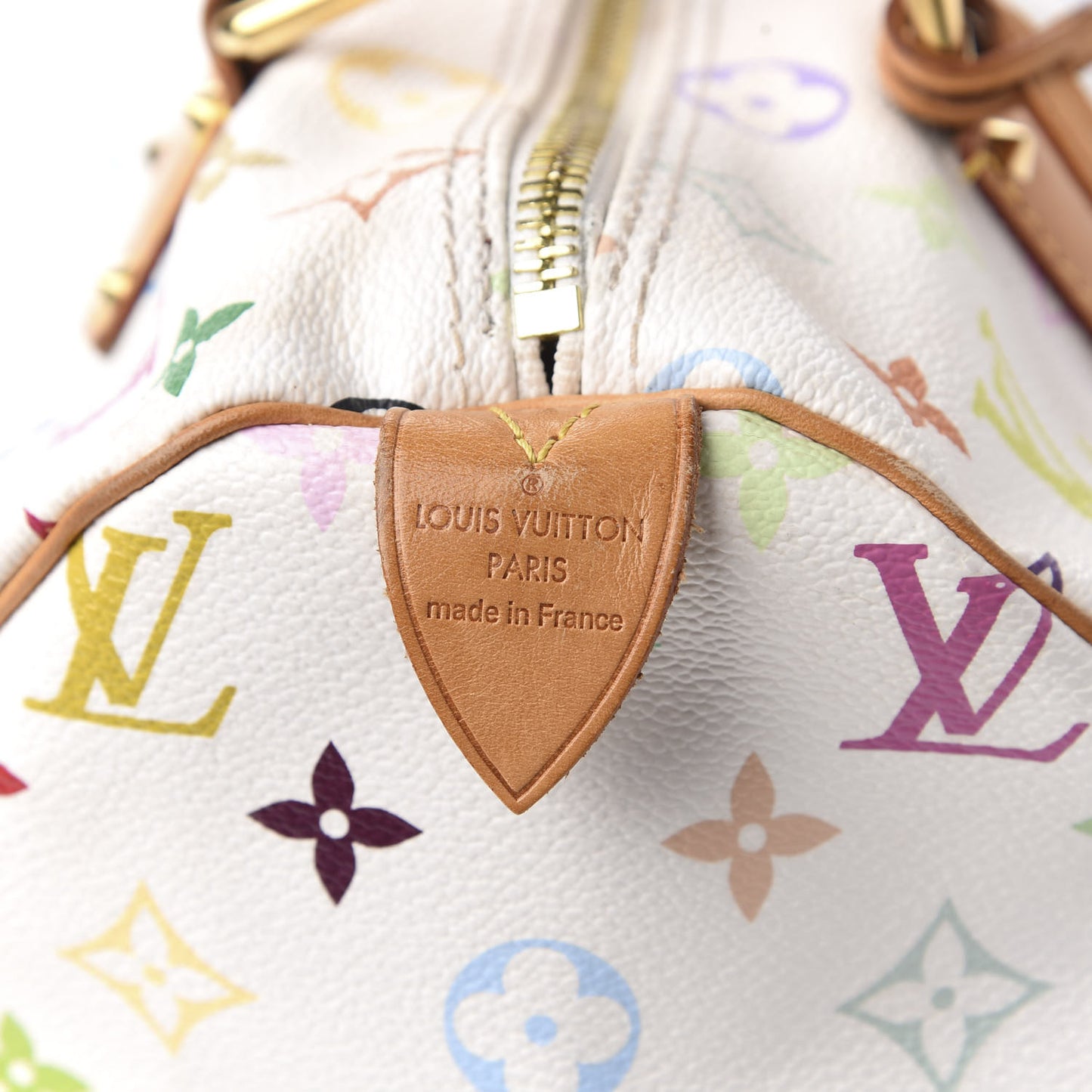 Monogram Multicolor Speedy 30 White
