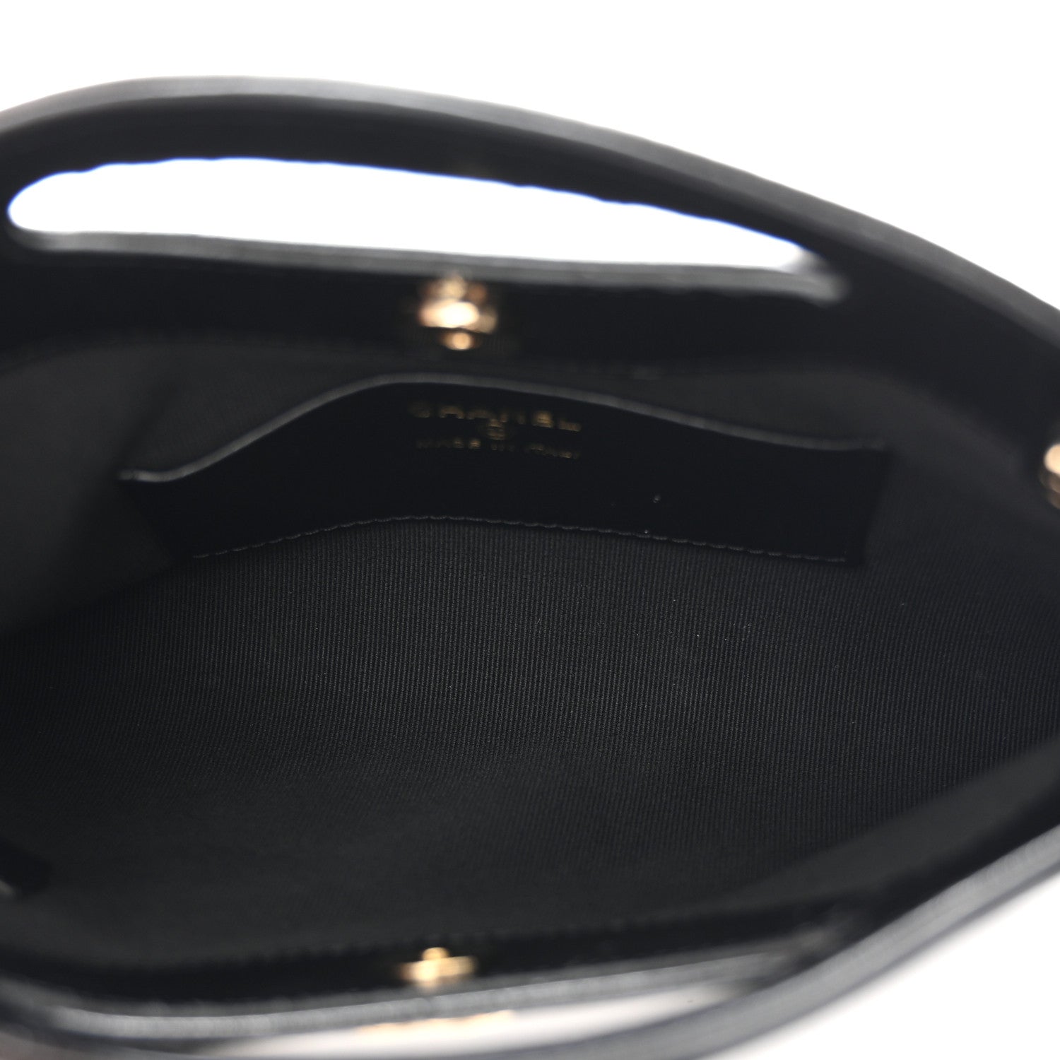 Chanel Shiny Crumpled Calfskin Quilted Nano 31 Shopping Bag Black 5 of 11
