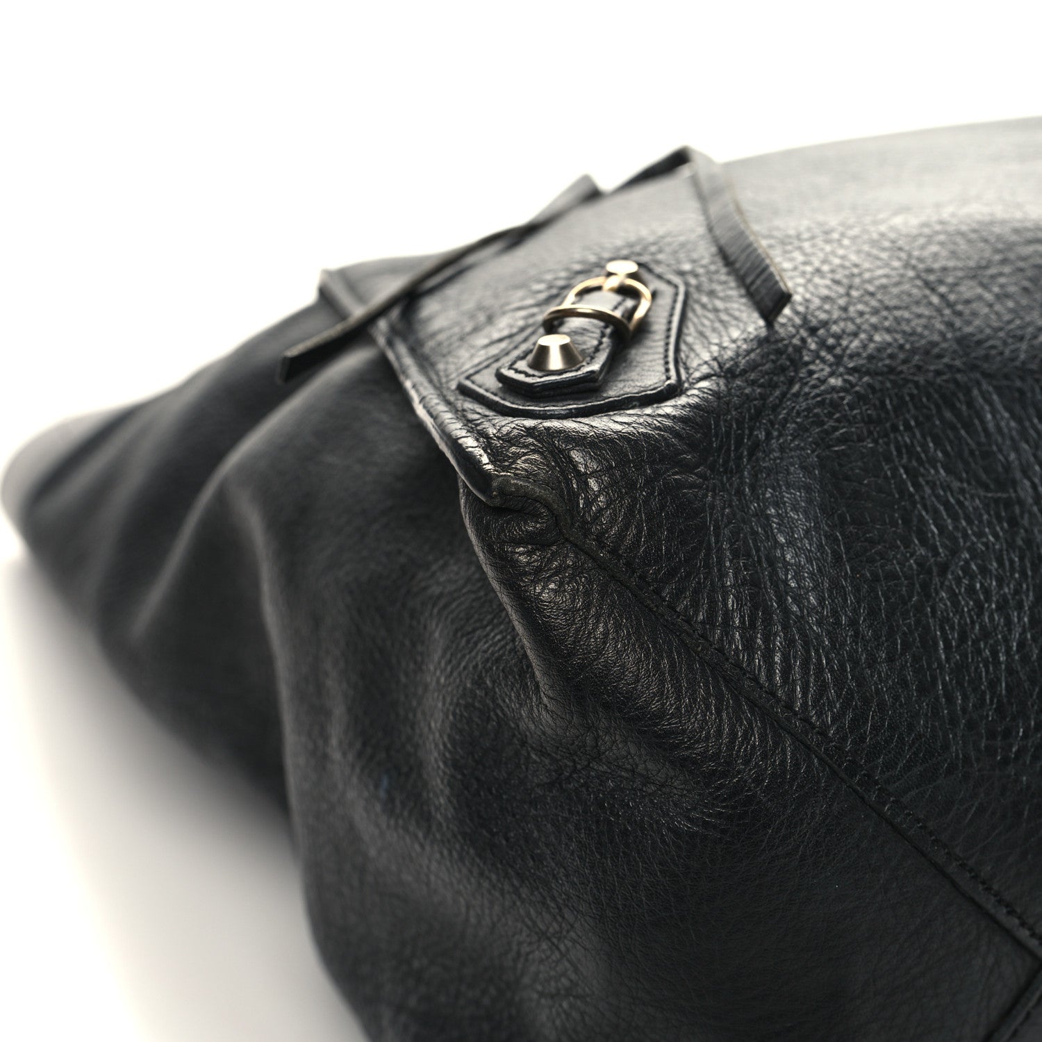 Balenciaga Veau Papier Basket Tote Black 9 of 13