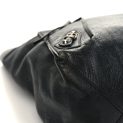 Balenciaga Veau Papier Basket Tote Black 9 of 13