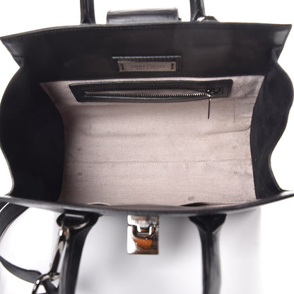 Jimmy Choo Calfskin Suede Small Riley Tote Black 5 of 16