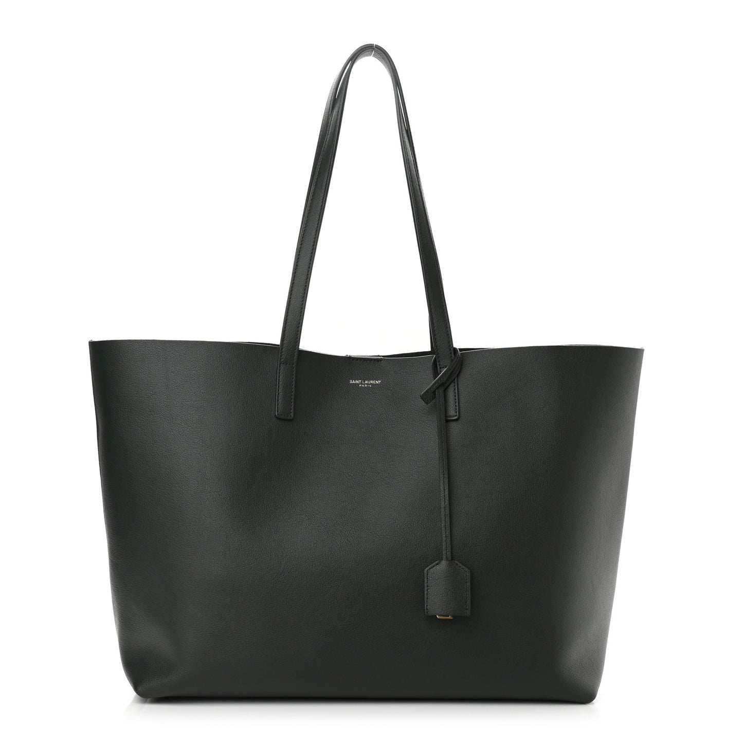 Calfskin Large Shopping Tote Dark Green