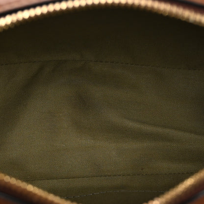 Gucci Vintage Canvas Web Shoulder Bag Sand Cuir 5 of 13