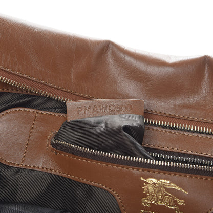 Burberry Calfskin Quilted Large Manor Tote Tan 7 of 18