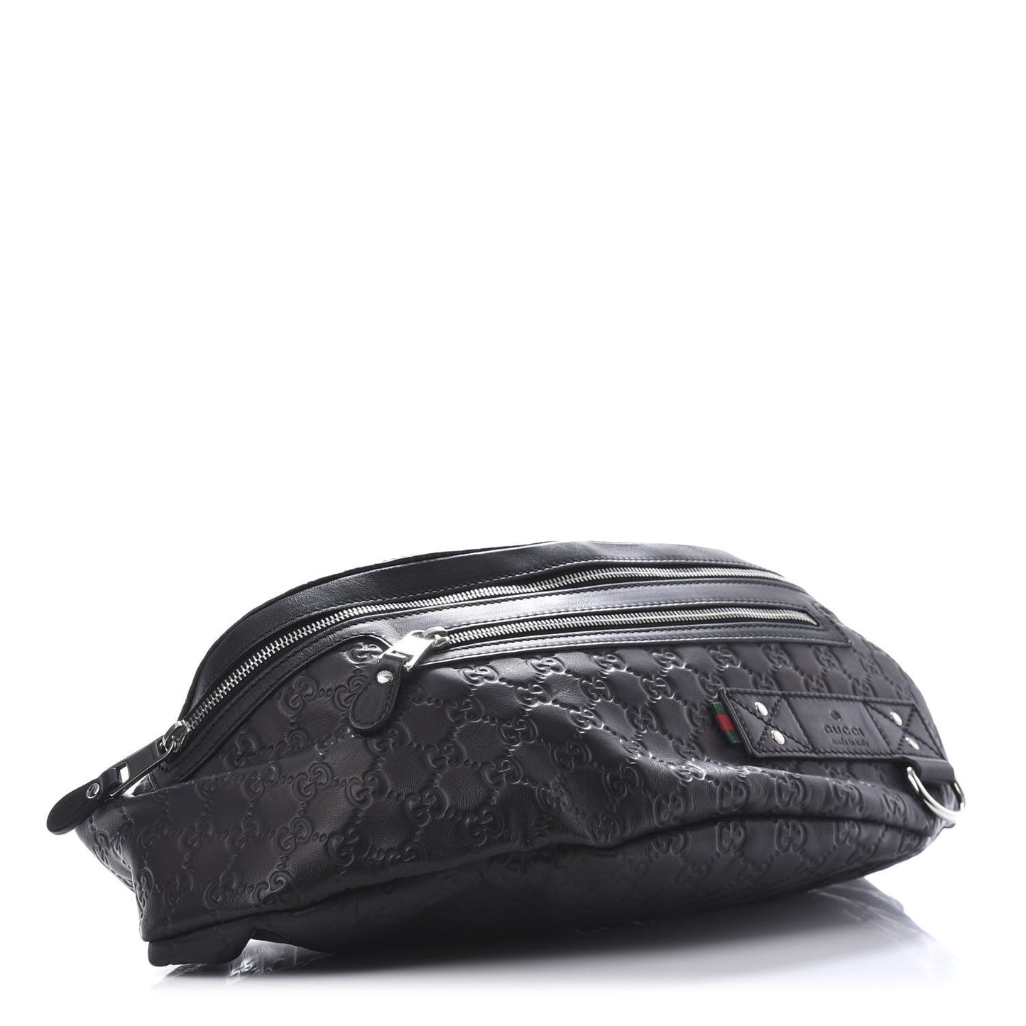 Guccissima Web Belt Bag Black