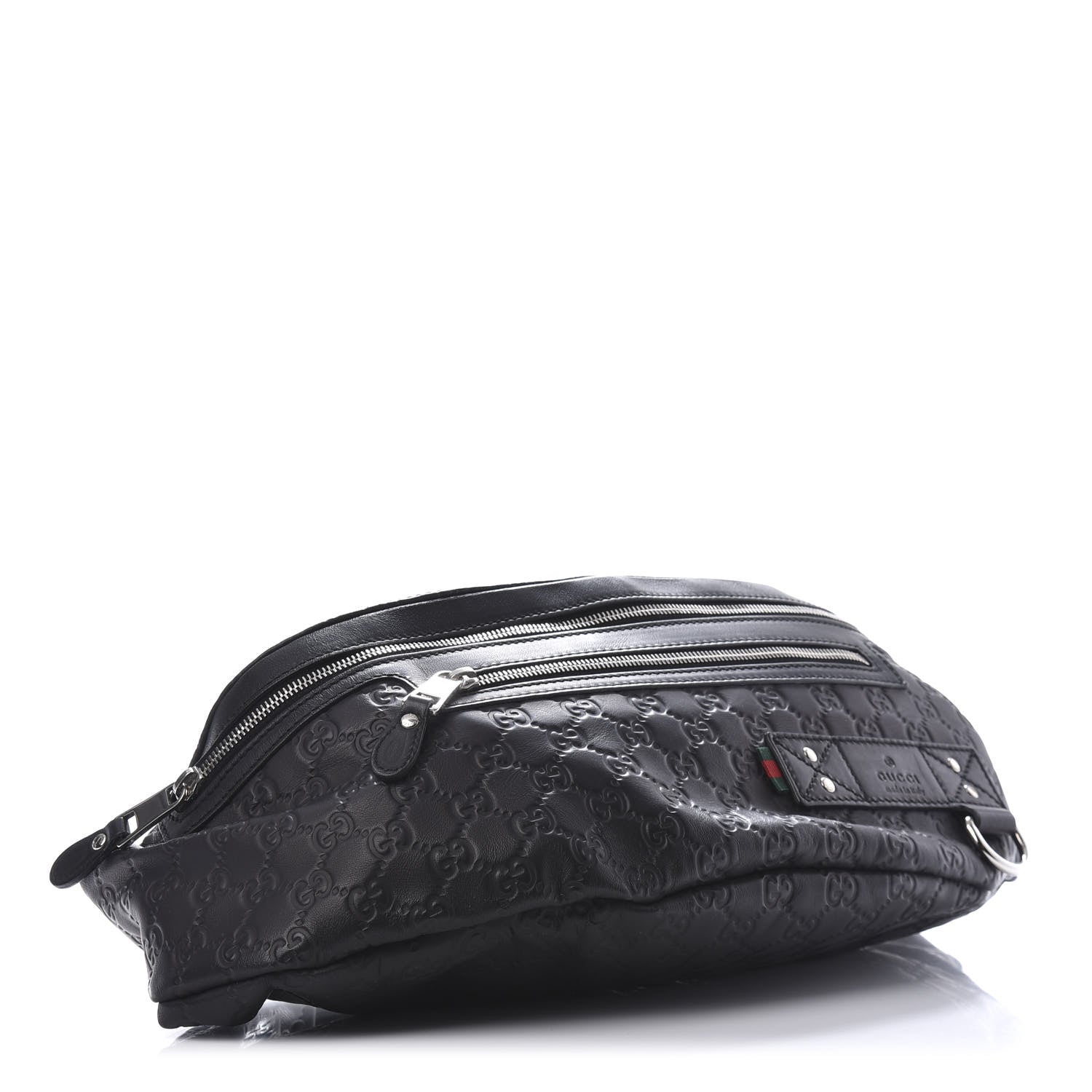 Gucci Guccissima Web Belt Bag Black 4 of 10