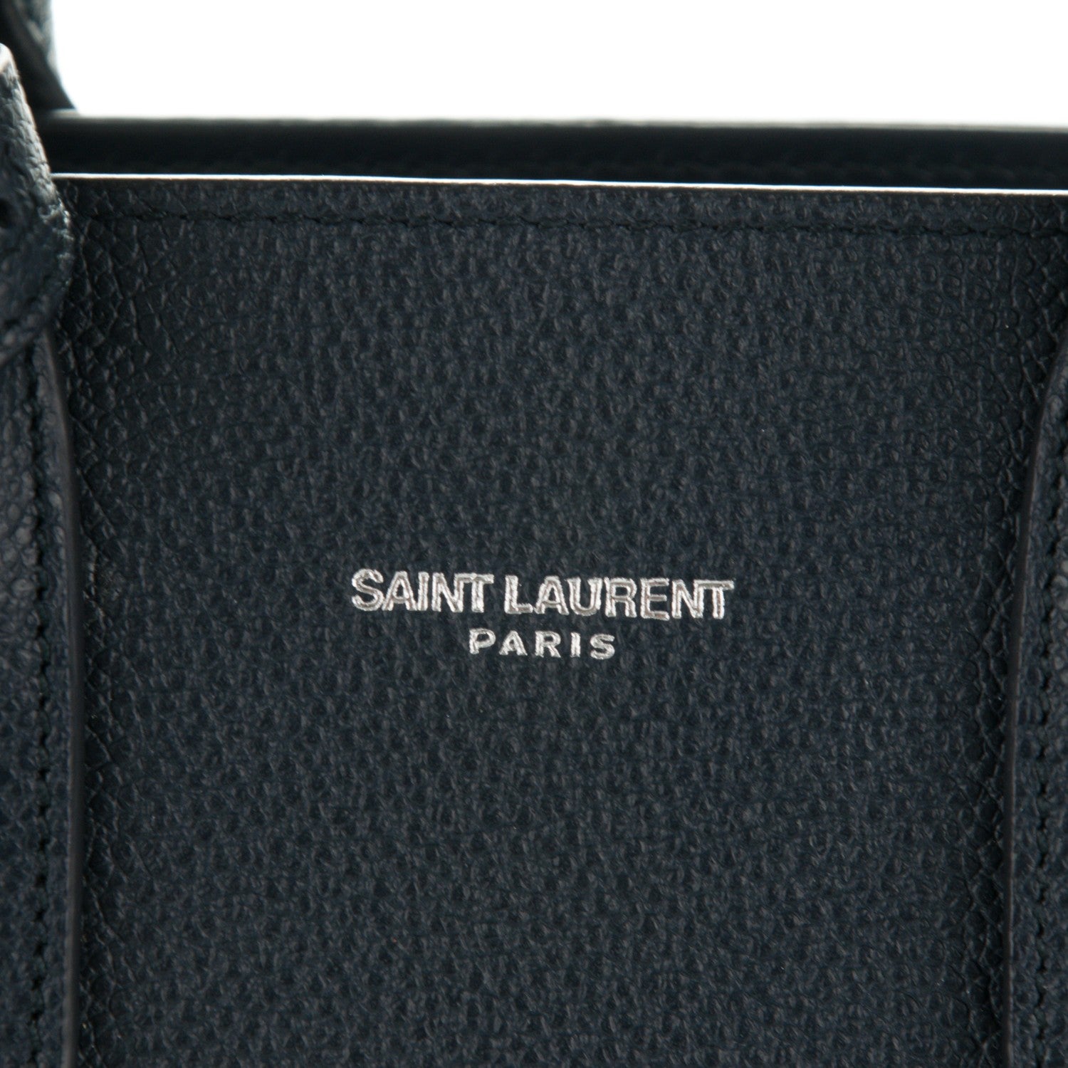 Saint Laurent Grained Calfskin Nano Sac De Jour Navy Blue 6 of 8