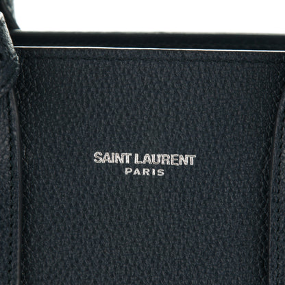 Saint Laurent Grained Calfskin Nano Sac De Jour Navy Blue 6 of 8
