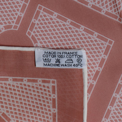 Hermes Cotton Sellier Pocket Square Scarf 3 of 3