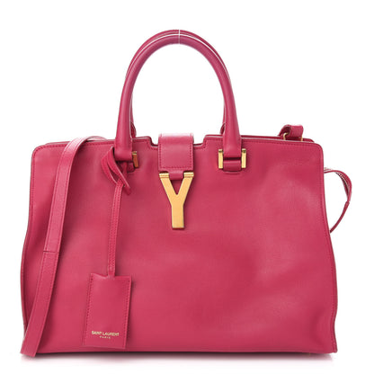Saint Laurent Calfskin Small Classic Y Cabas Fuchsia 1 of 9
