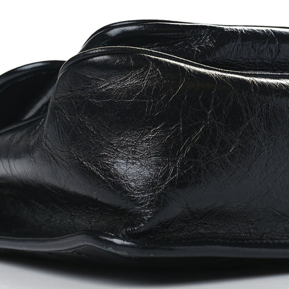 Saint Laurent Crinkled Calfskin Matelasse Monogram Medium Niki Chain Satchel Black 8 of 9