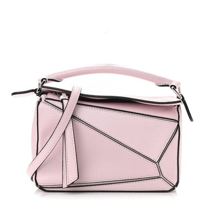 Loewe Calfskin Mini Puzzle Bag Icy Pink 1 of 8