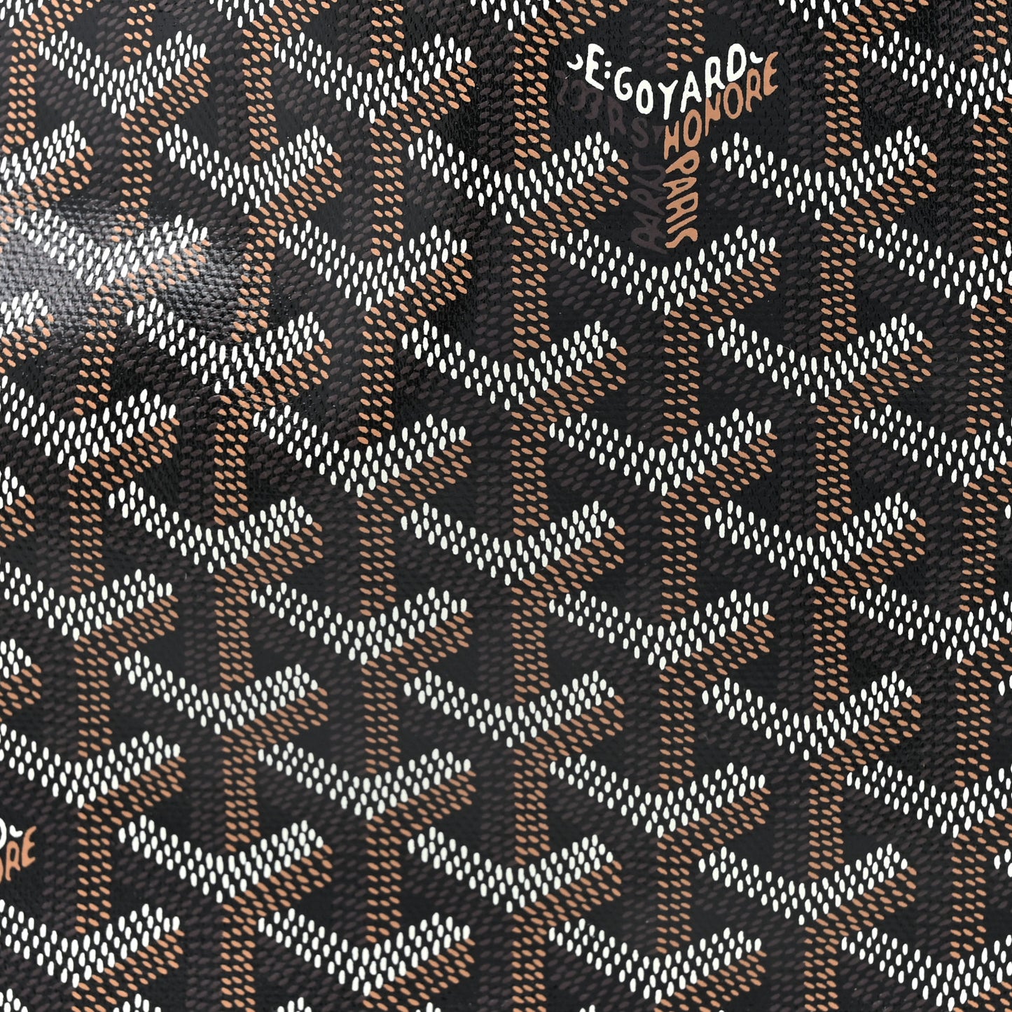 Goyardine Boheme Hobo Black Gold