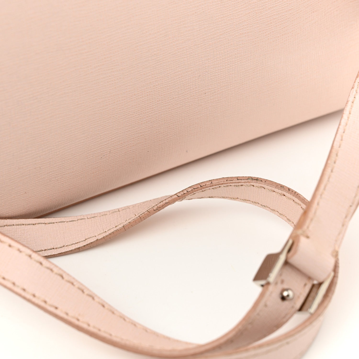 Fendi Vitello Elite Monster Petite 2Jours Tote Rosa Plaster 13 of 15